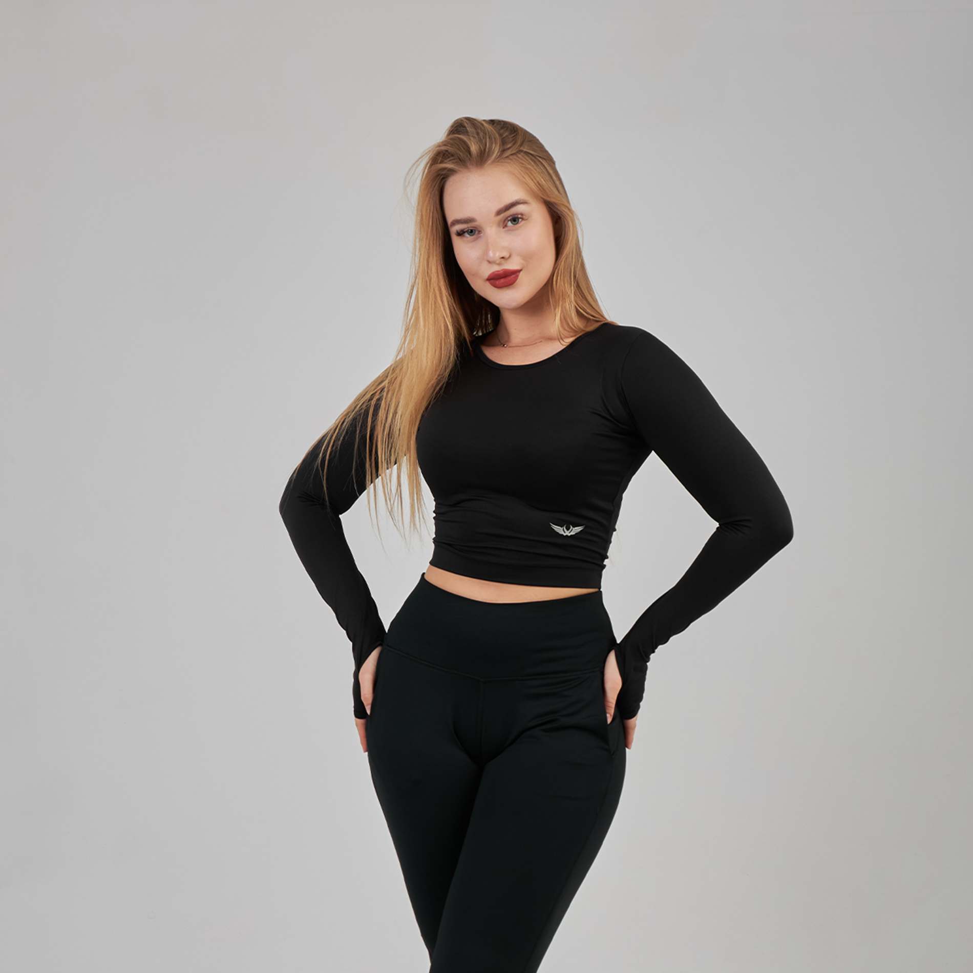 BLACK DRI-FIT LONG SLEEVE
