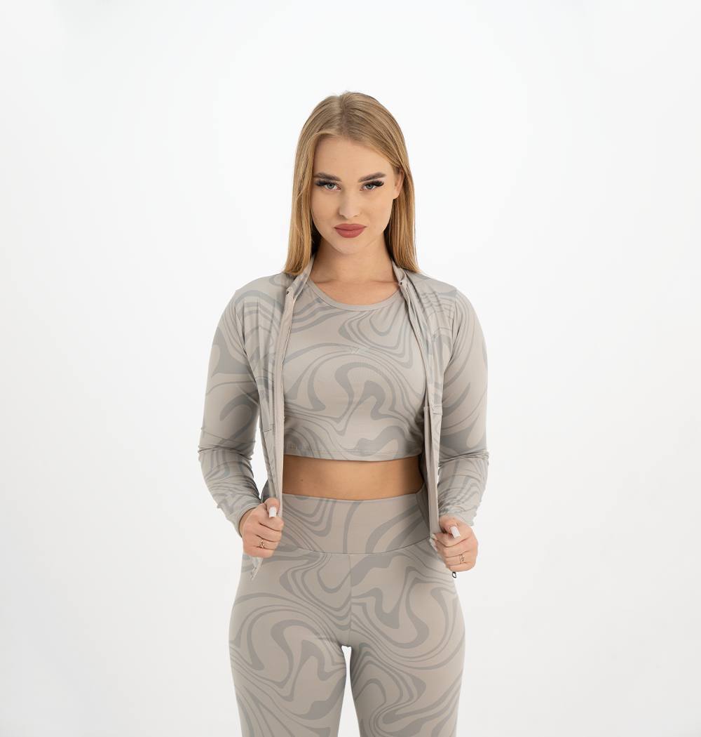 L GRAY ARMY LONG SLEEVE