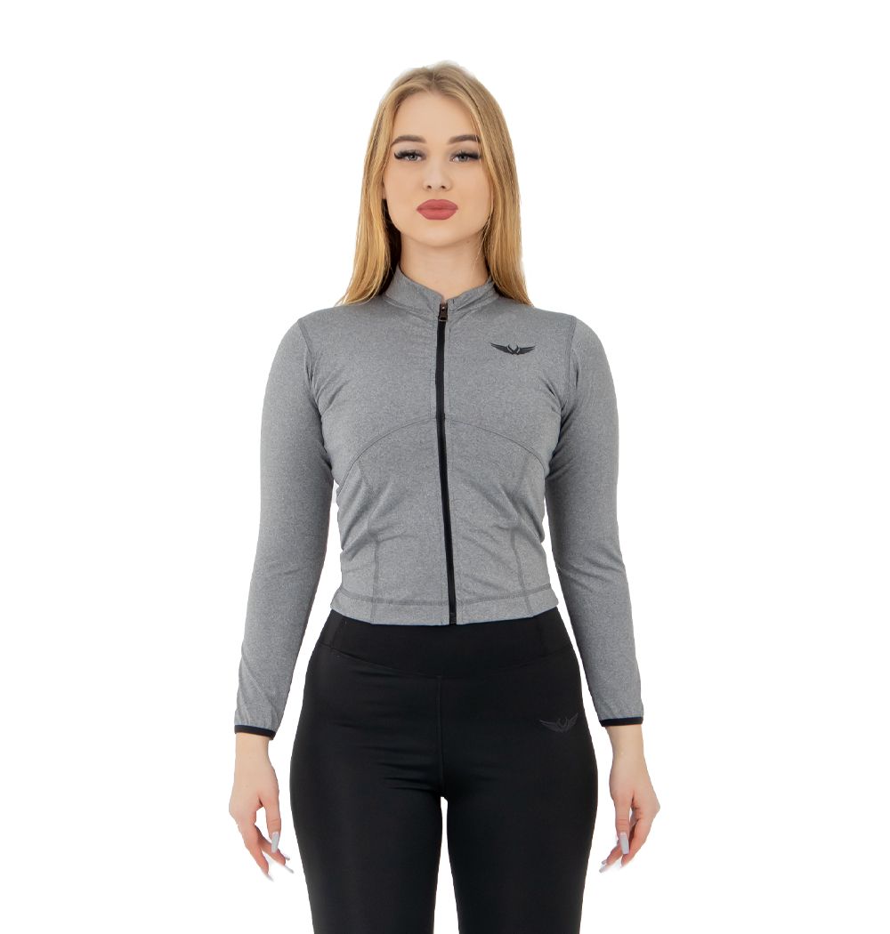 PRO-FIT GRAY LONG SLEEVE