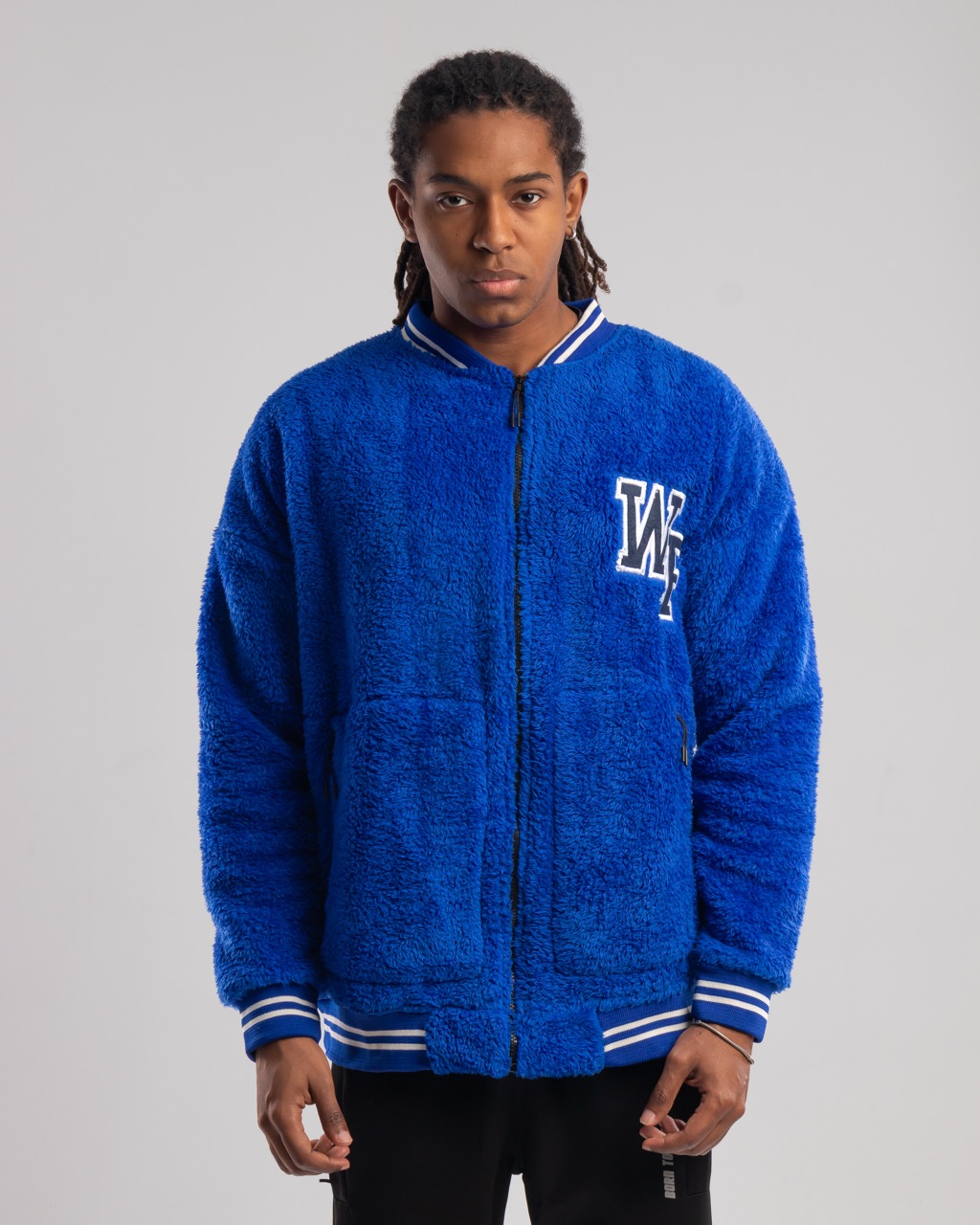 BLUE WF WOOL JACKET