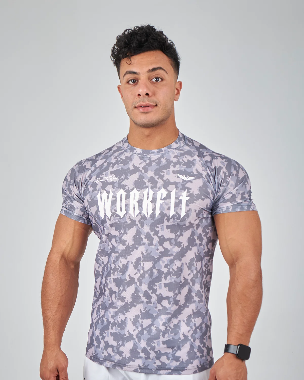 GRAY ARMY FORCE T-SHIRT