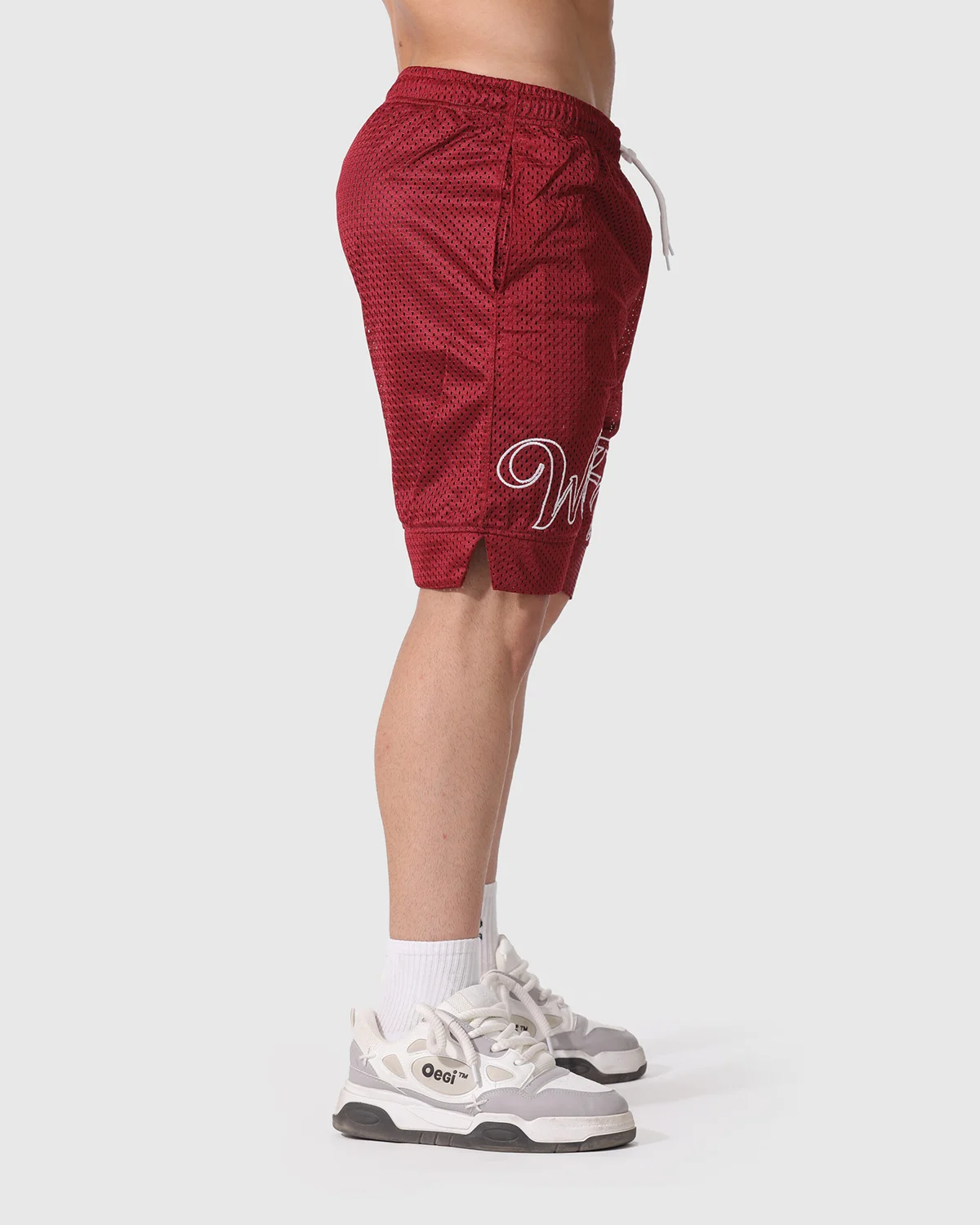 DARK RED HIGH SHORT