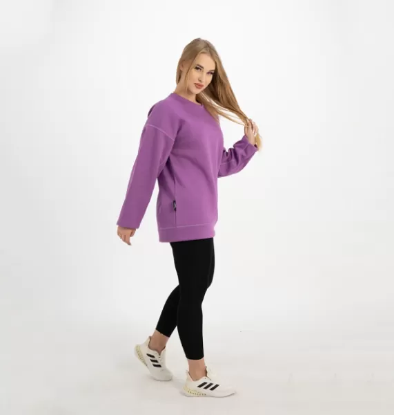 PURPLE PULLOVER OVERSIZED