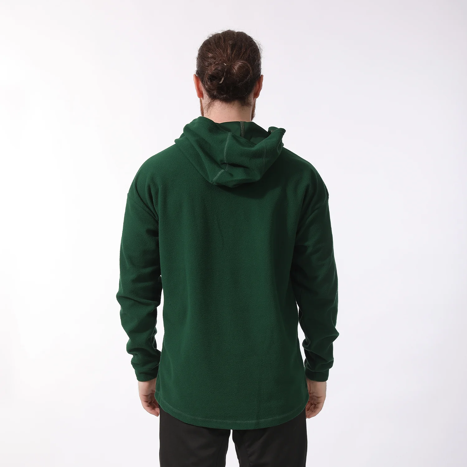 GREEN ZIP HOODIE