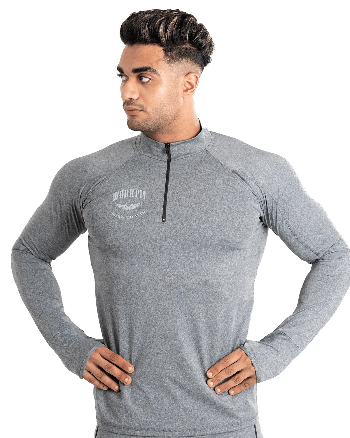 GRAY WF LINED JACKET