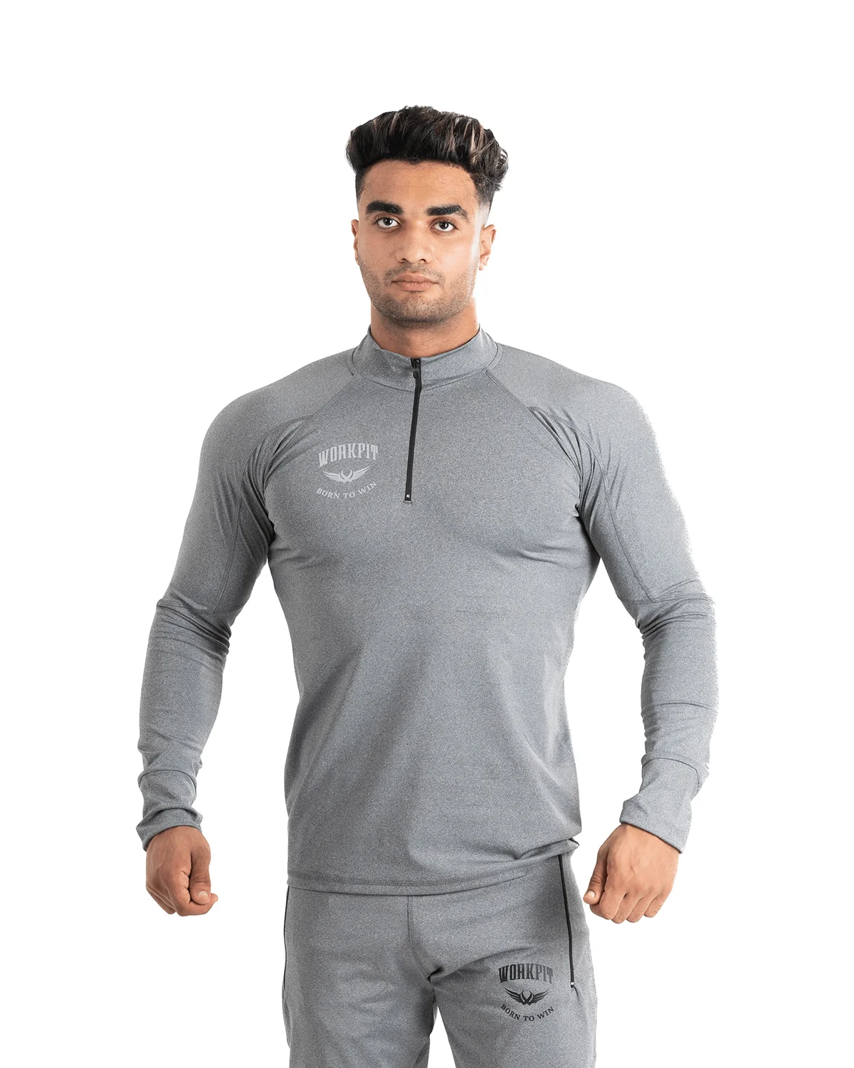 GRAY WF LINED JACKET