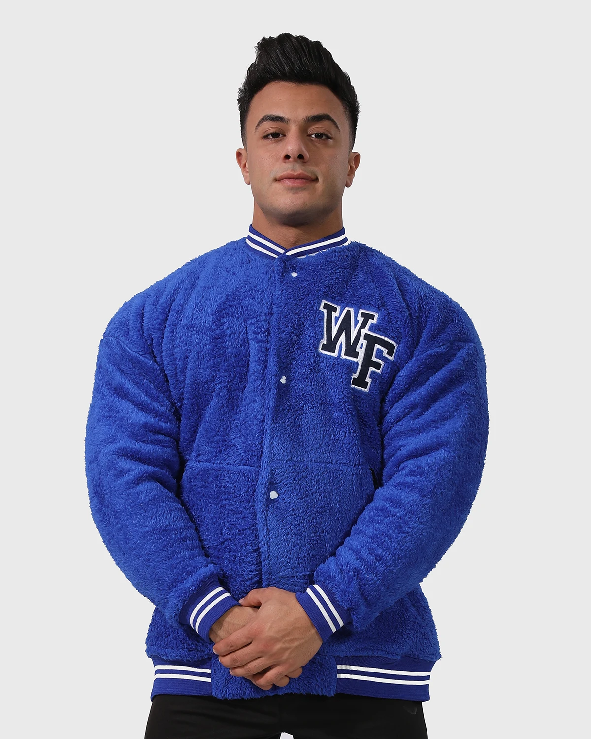 BLUE WF WOOL JACKET