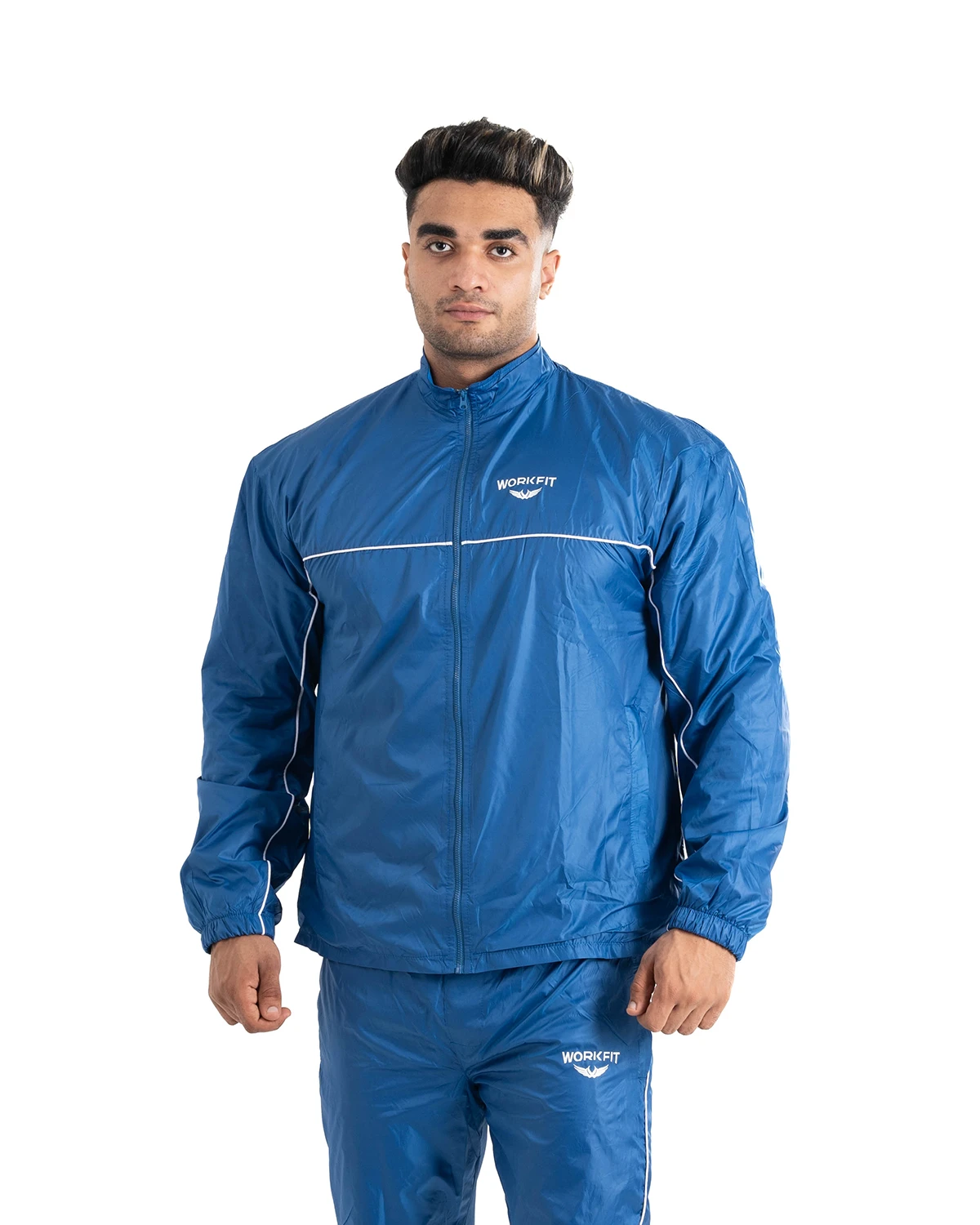 BLUE WINDPROOF JACKET