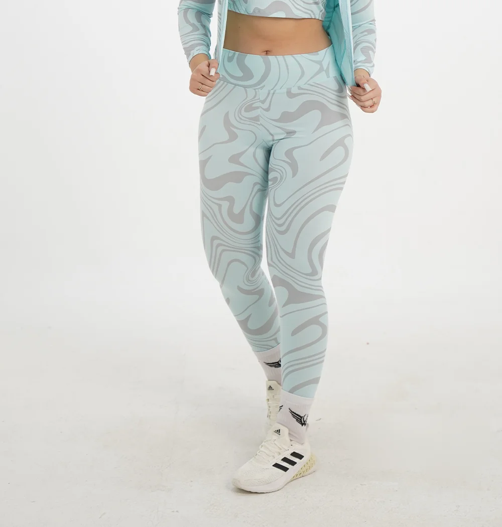 MINT GREEN ARMY LEGGING