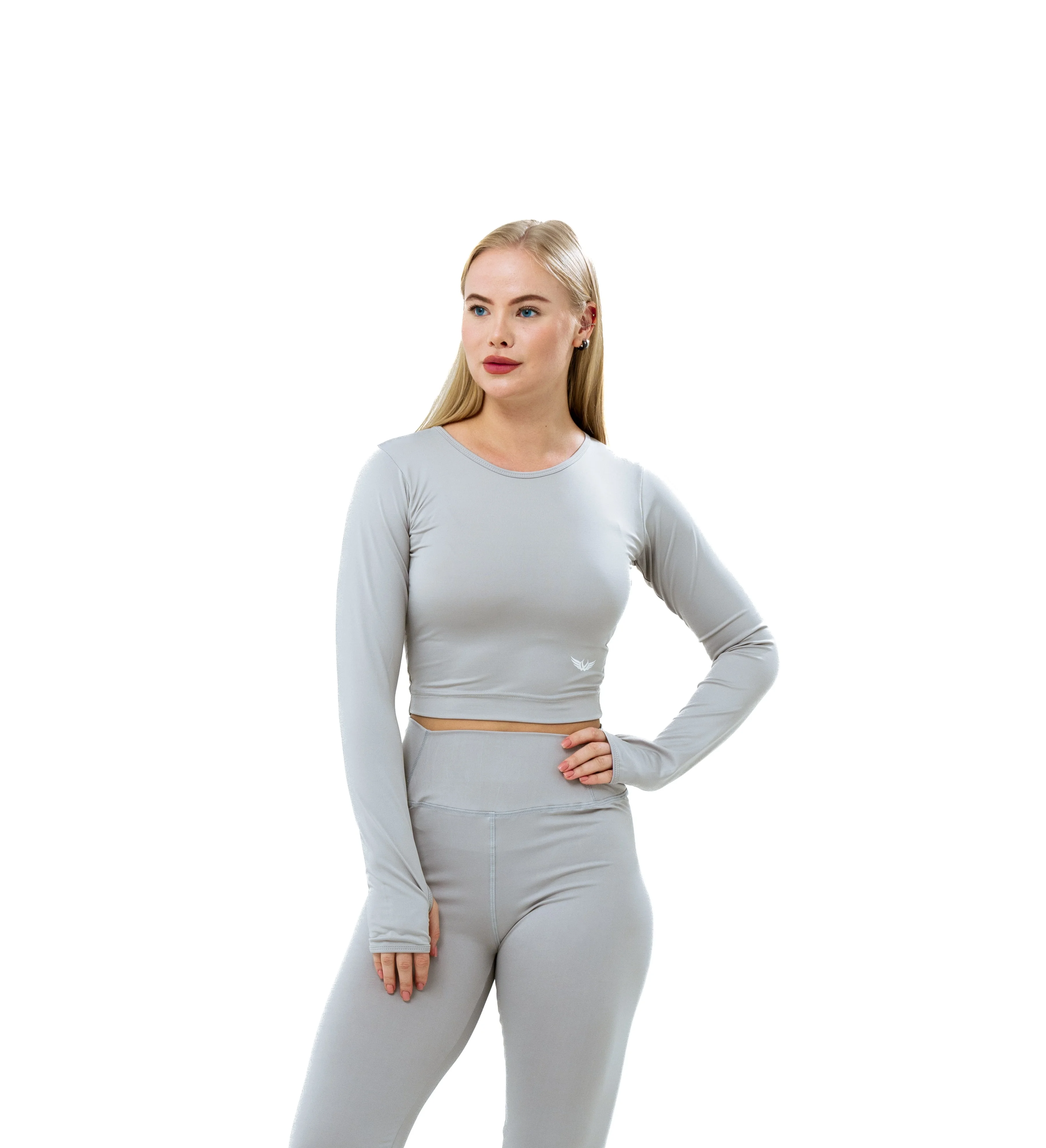 GRAY DRI-FIT LONG SLEEVE