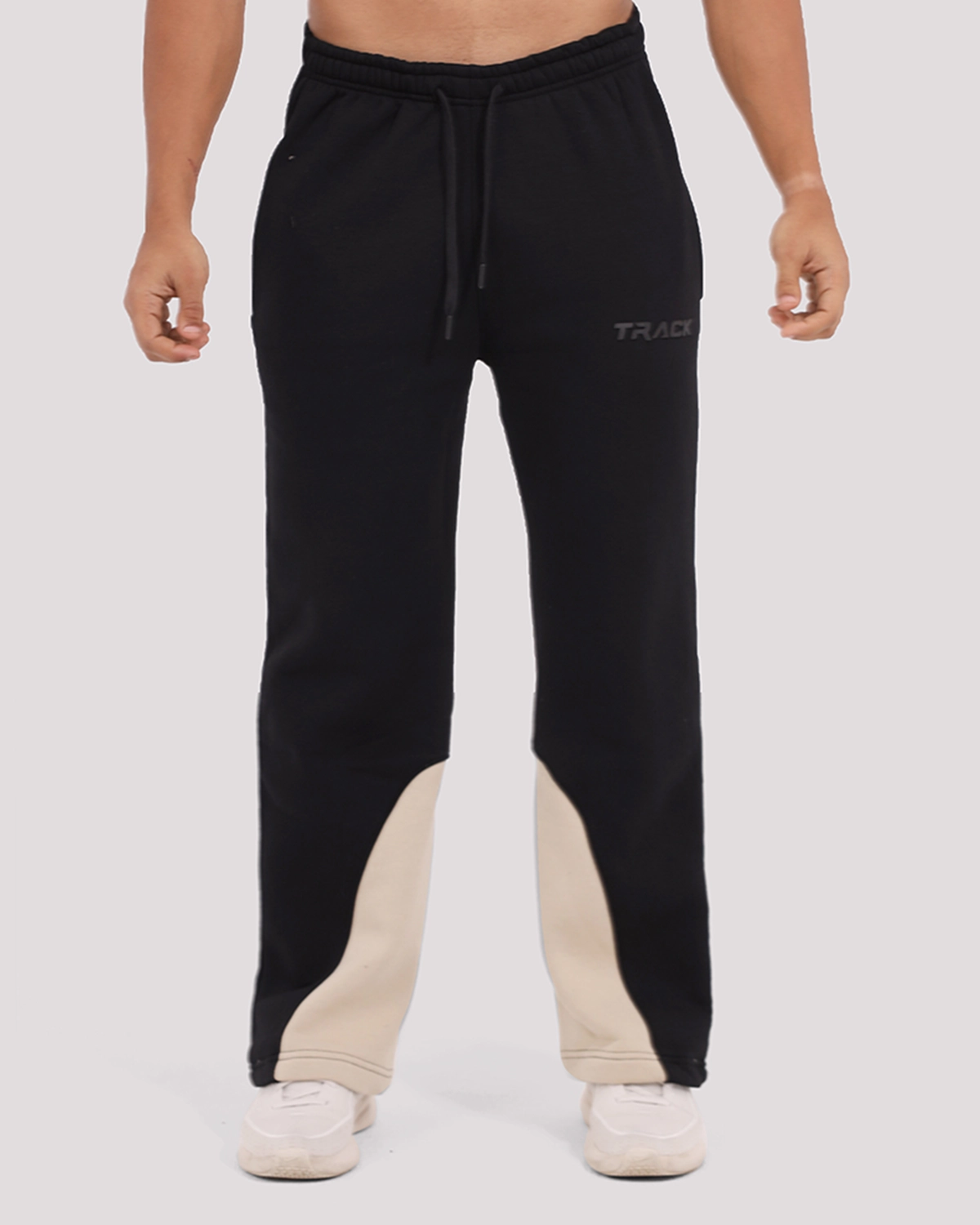BEIGE WORKFIT TRACK PANT
