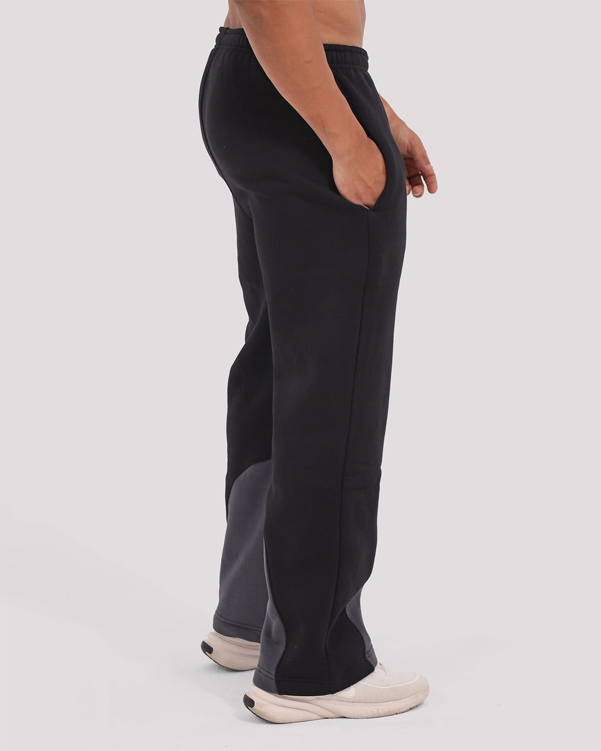 GRAY WORKFIT TRACK PANT