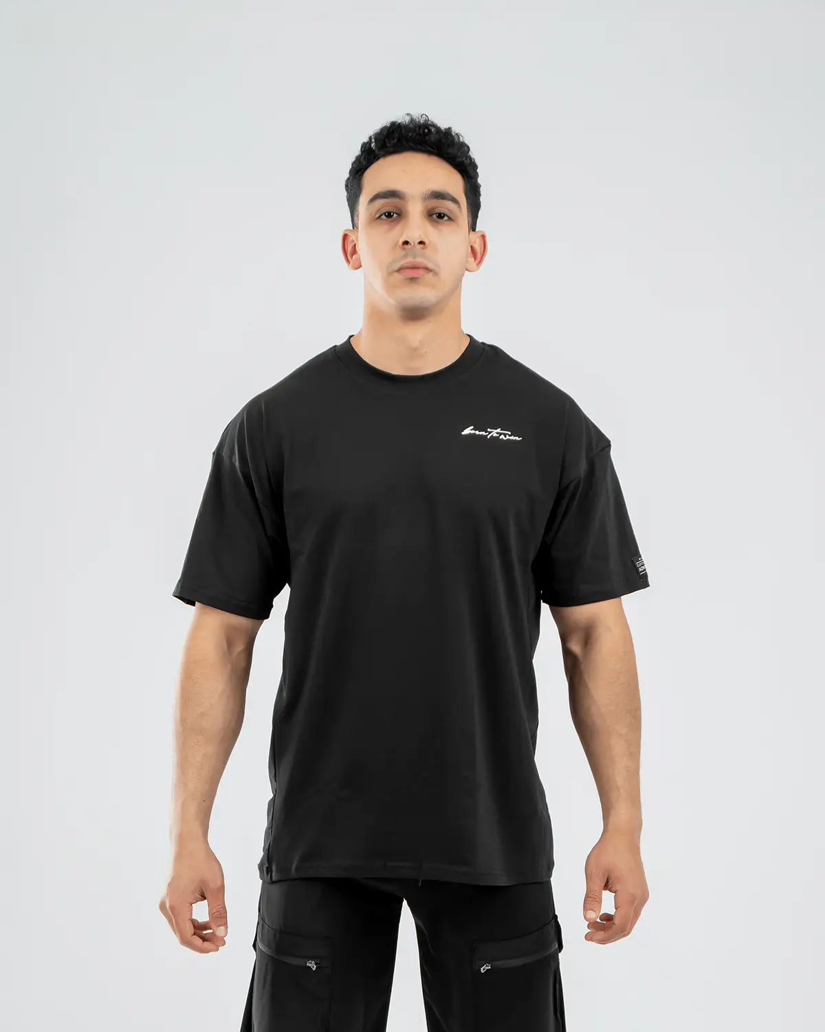 GOLDEN VIBER BLACK T-SHIRT