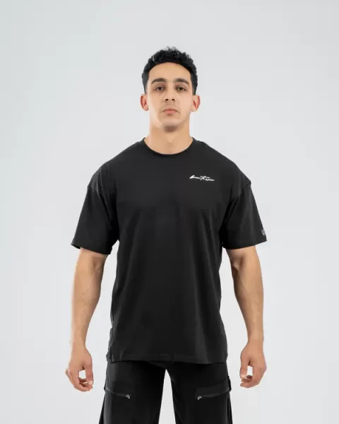 GOLDEN VIBER BLACK T-SHIRT