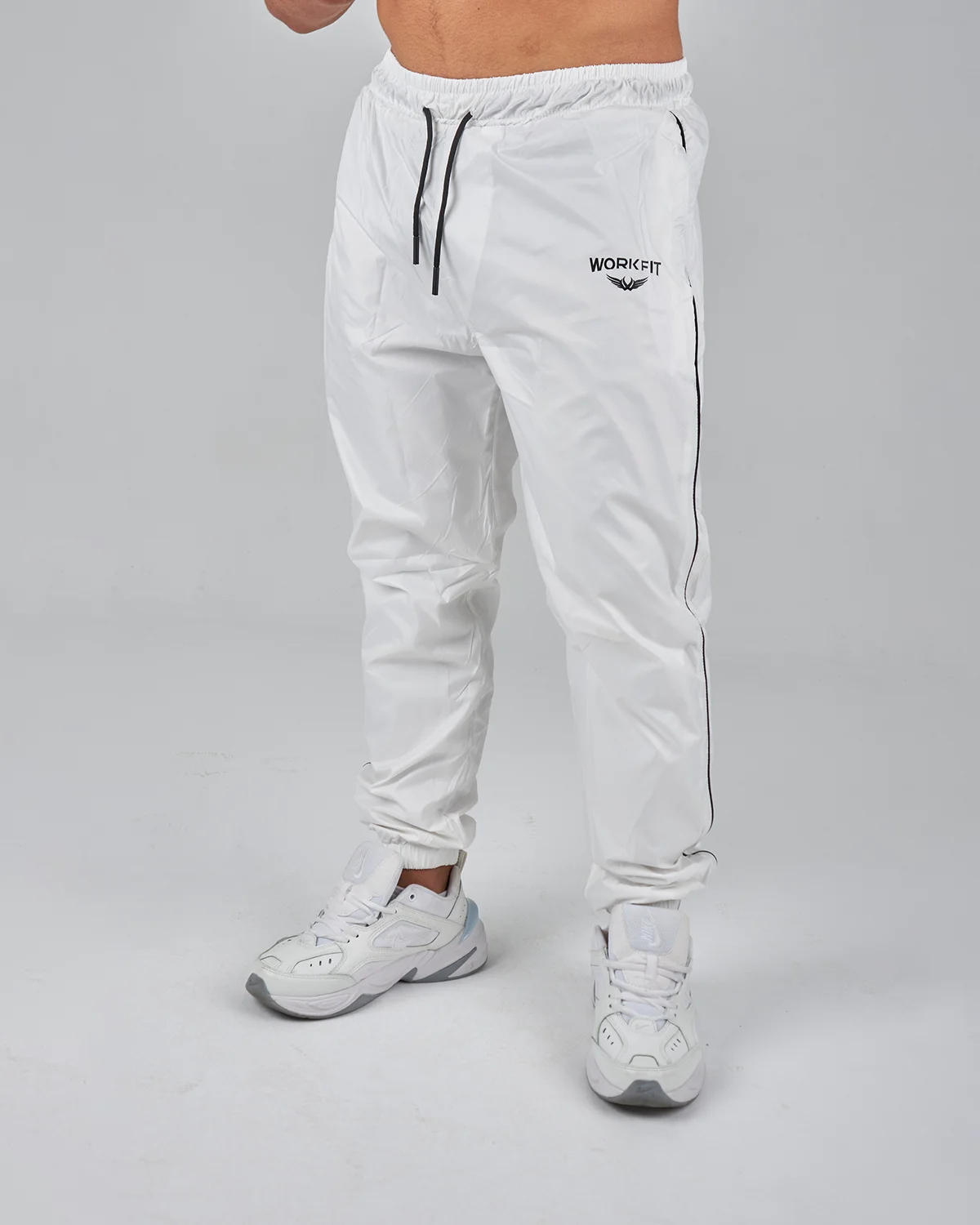 WHITE WINDPROOF PANT