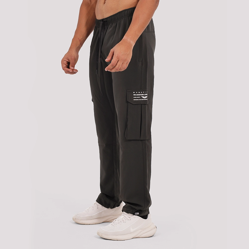 WF D-GREEN BAGGY PANT