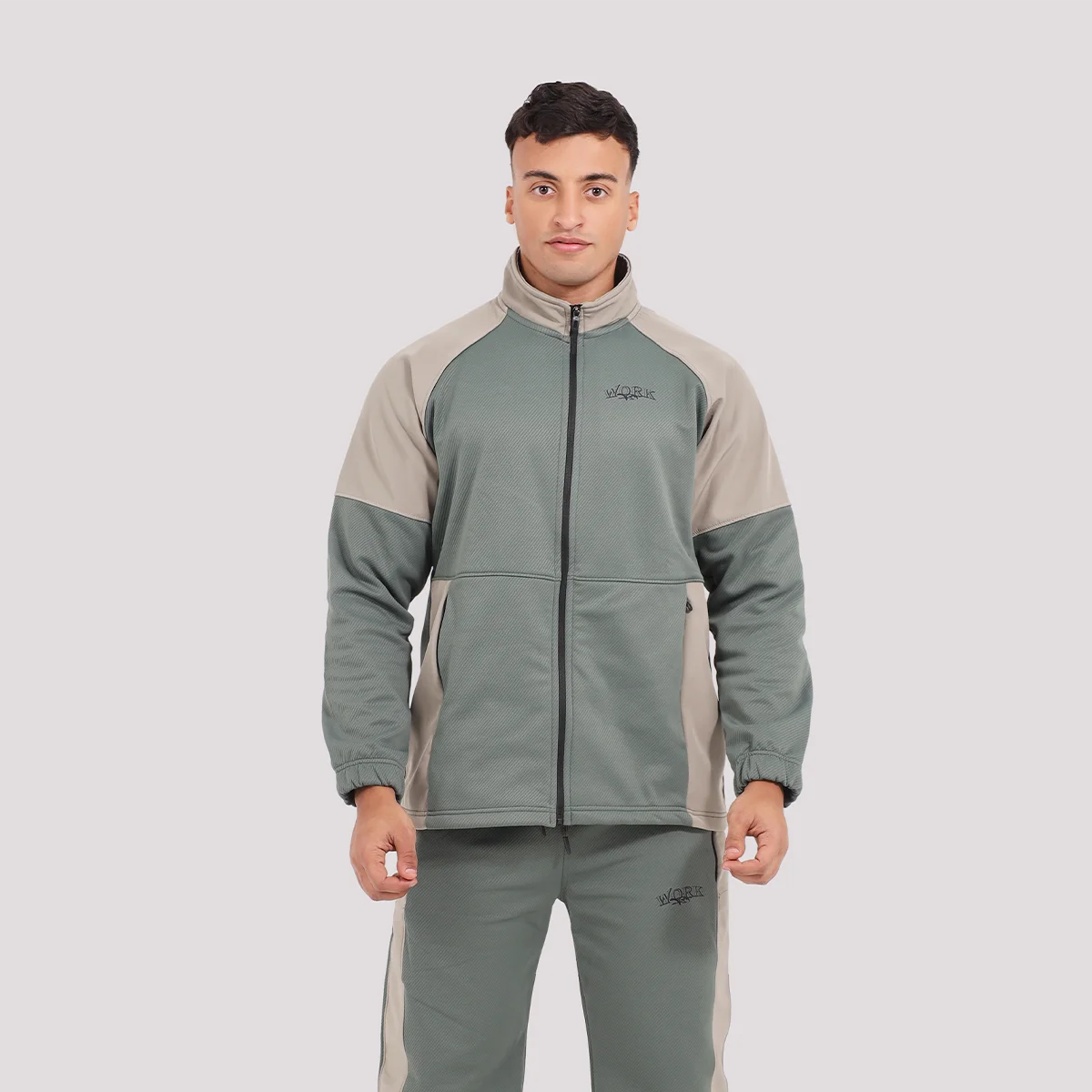 SOFT D-GREEN MATRIX JACKET