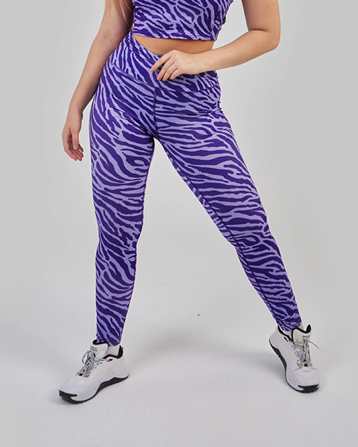 PURPLE LEAF YOGA LEGGING