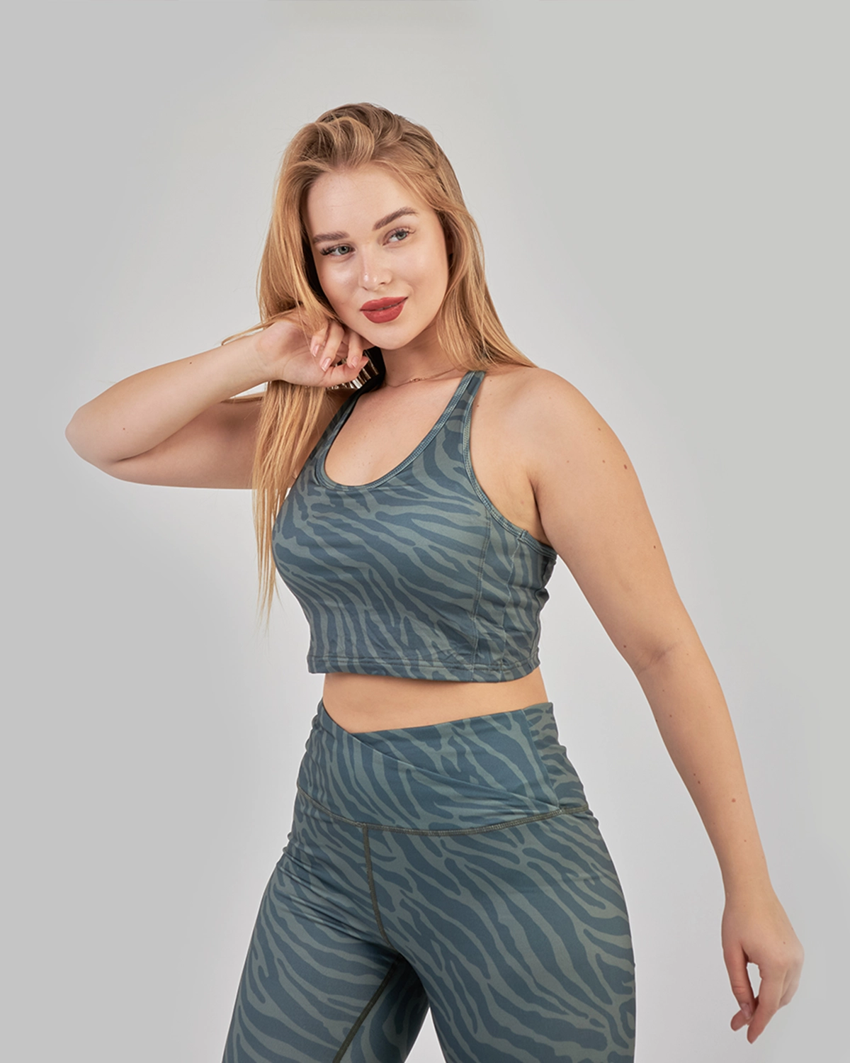 GREEN LEAF YOGA TANK TOP