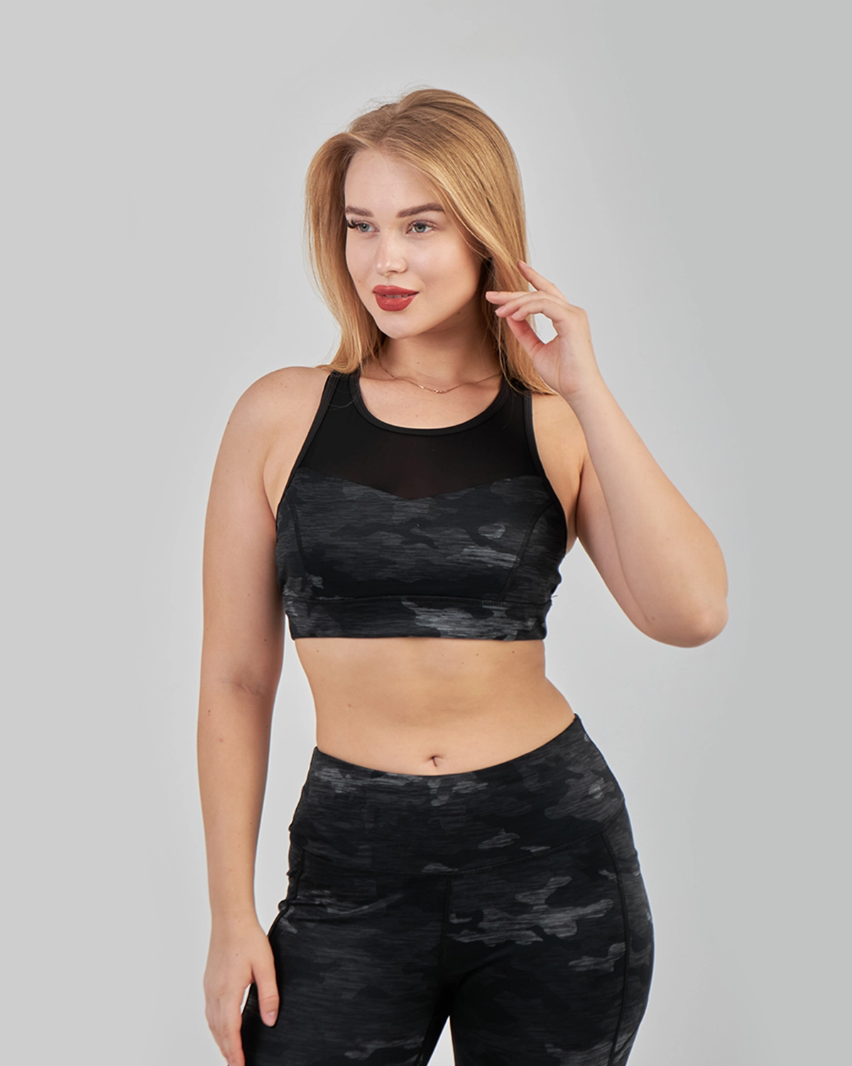 BLACK ARMY YOGA TANK TOP