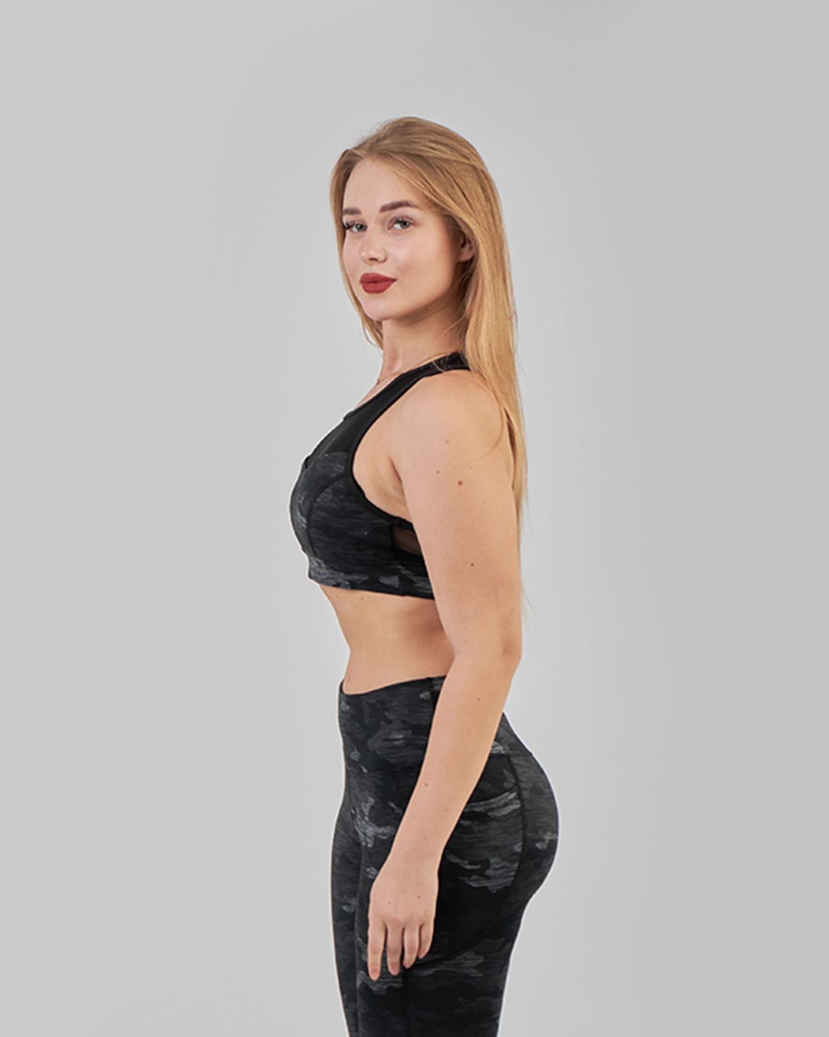BLACK ARMY YOGA TANK TOP
