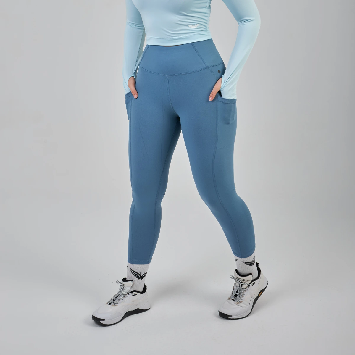 SKY BLUE YOGA LEGGING