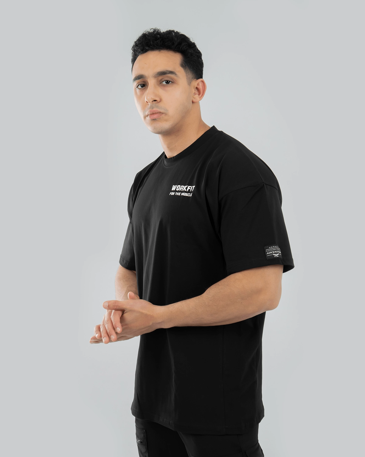 BLACK WORKFIT OVERSIZED