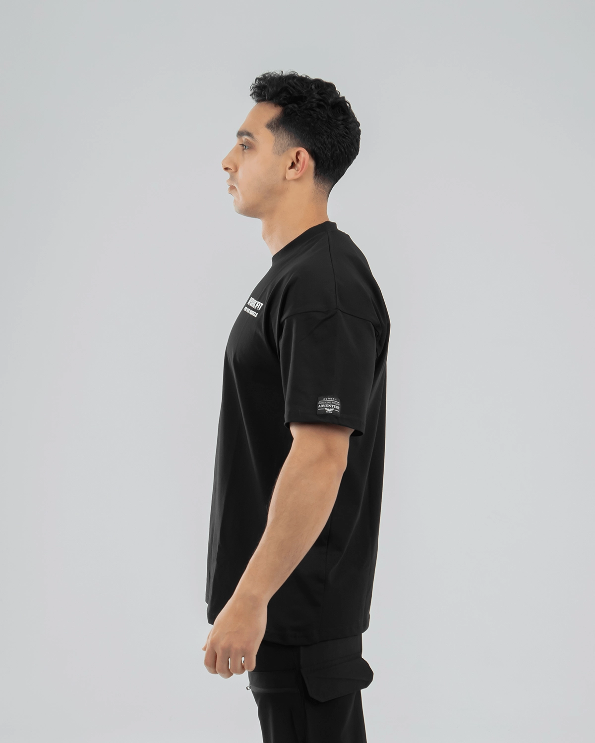 BLACK WORKFIT OVERSIZED