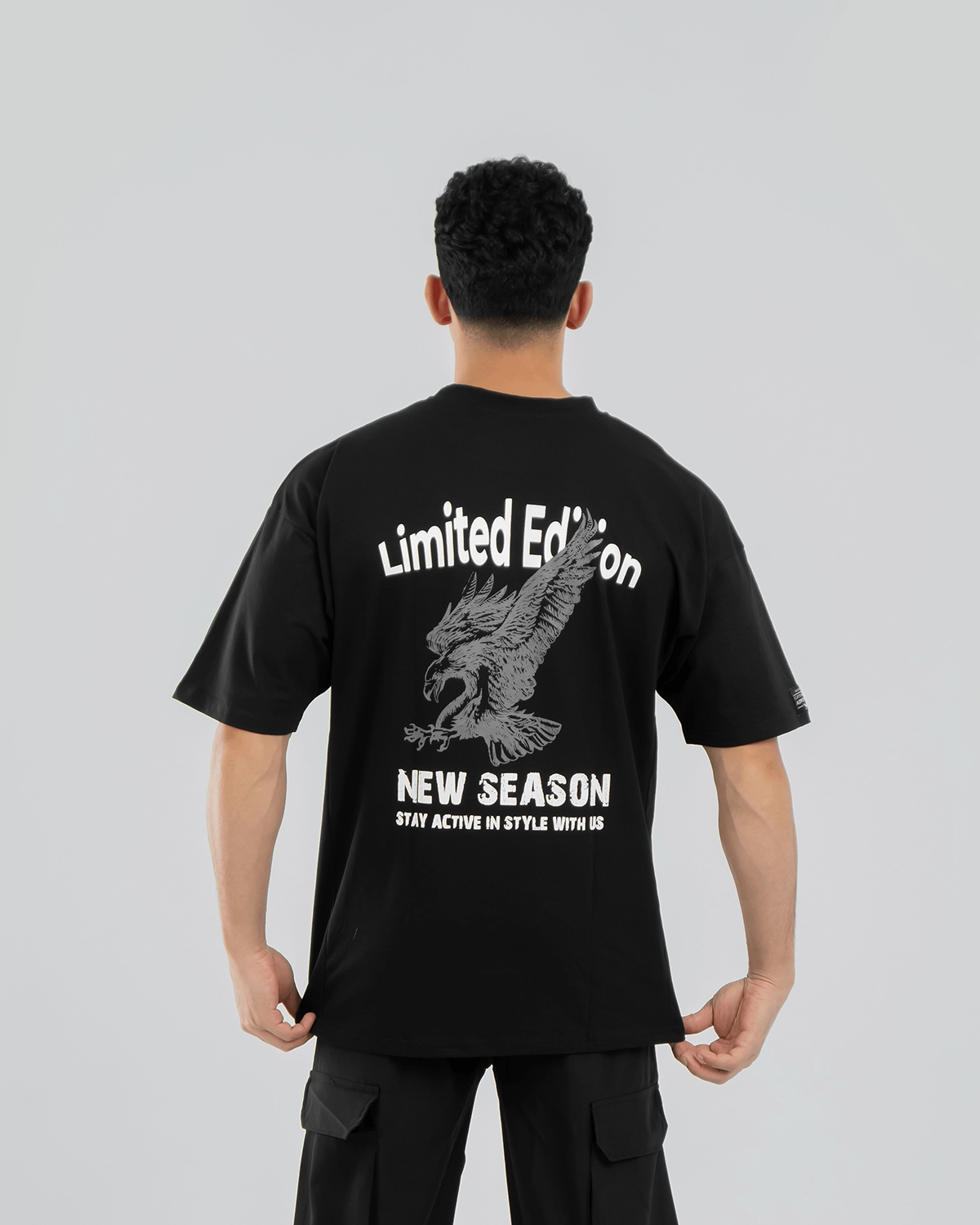 BLACK ROYAL EAGLE OVERSIZED