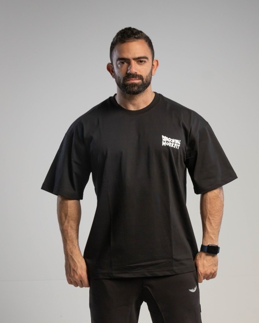 dragon bull T black