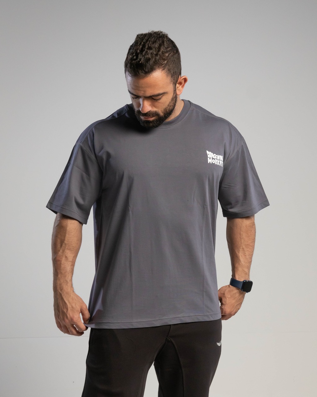 dragon bull T gray