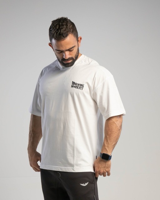 dragon bull T white