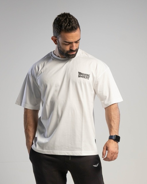 dragon bull T white