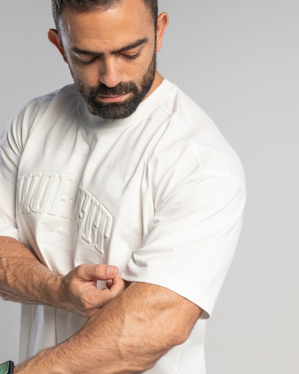 tactical oversize T white