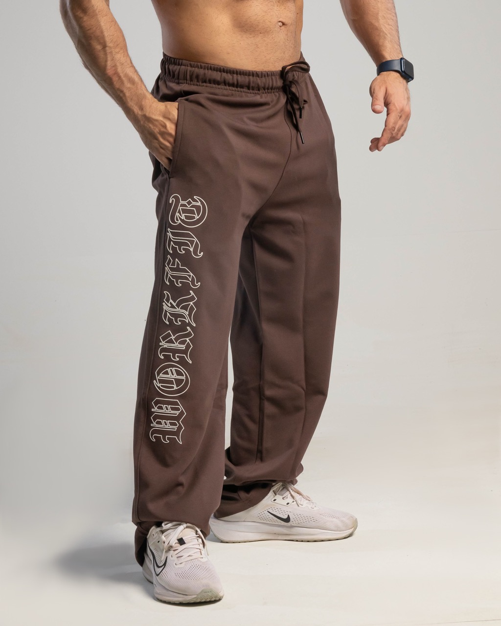 BROWN WIDE LEG PANT 