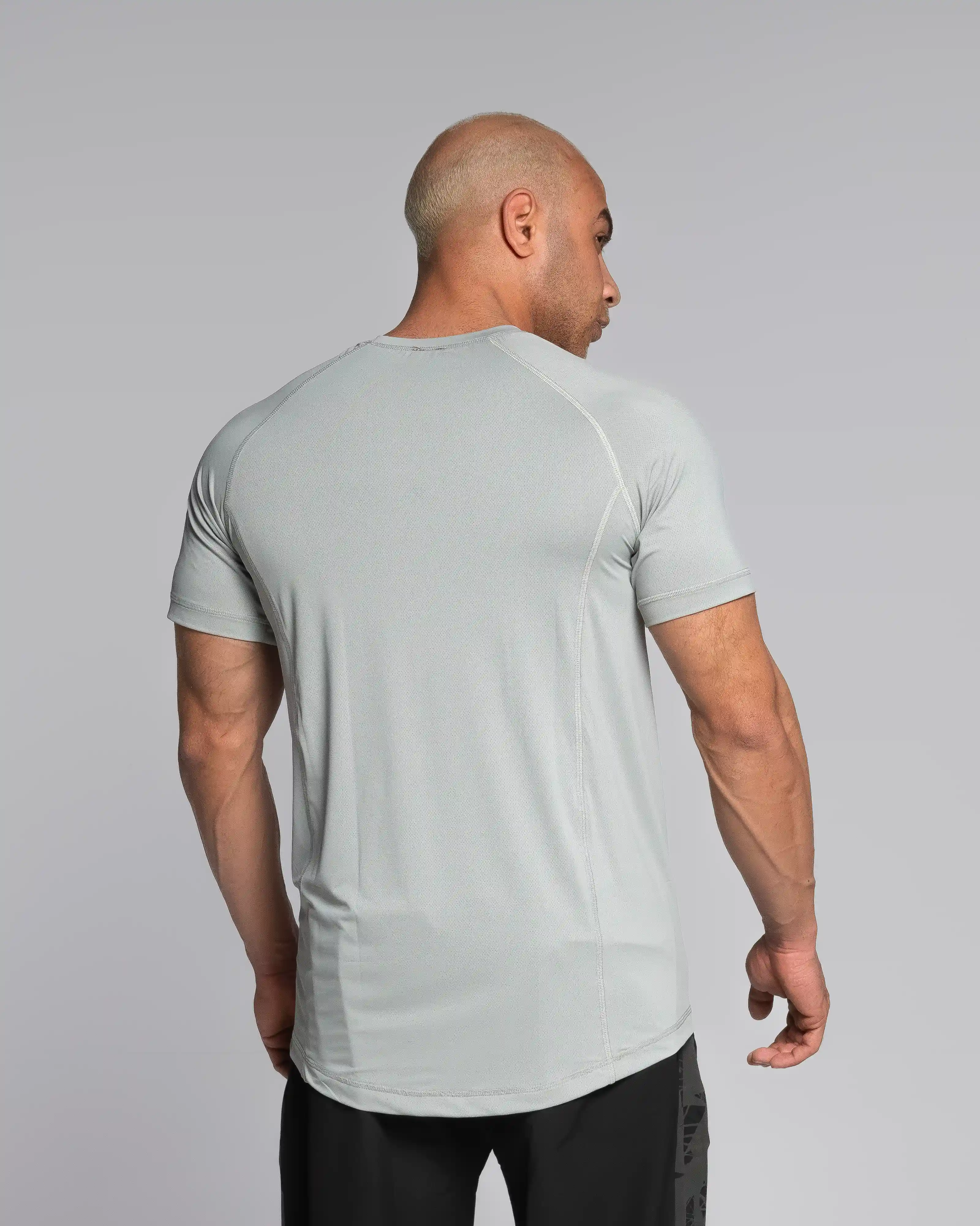 vital semless dri-fit t gray