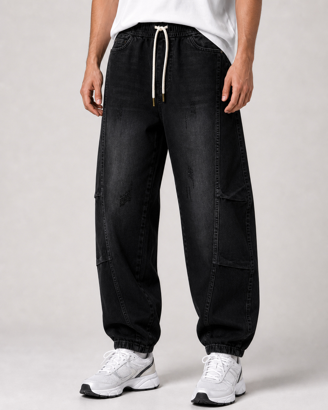 Jeans Balloon Fit Black