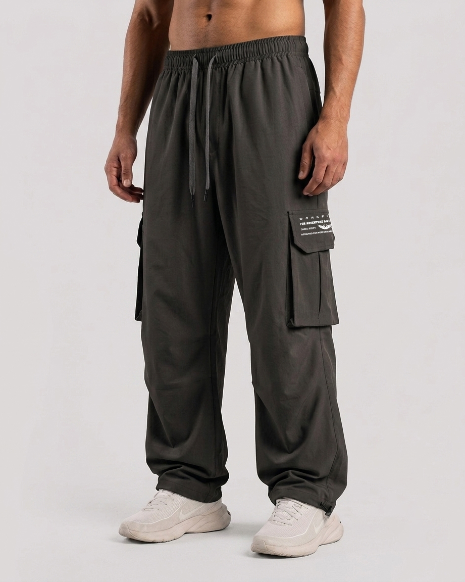 WF BAGGY PANT-D-GREEN