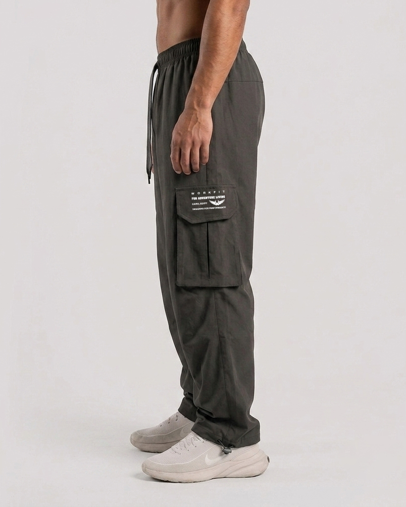 WF BAGGY PANT-D-GREEN