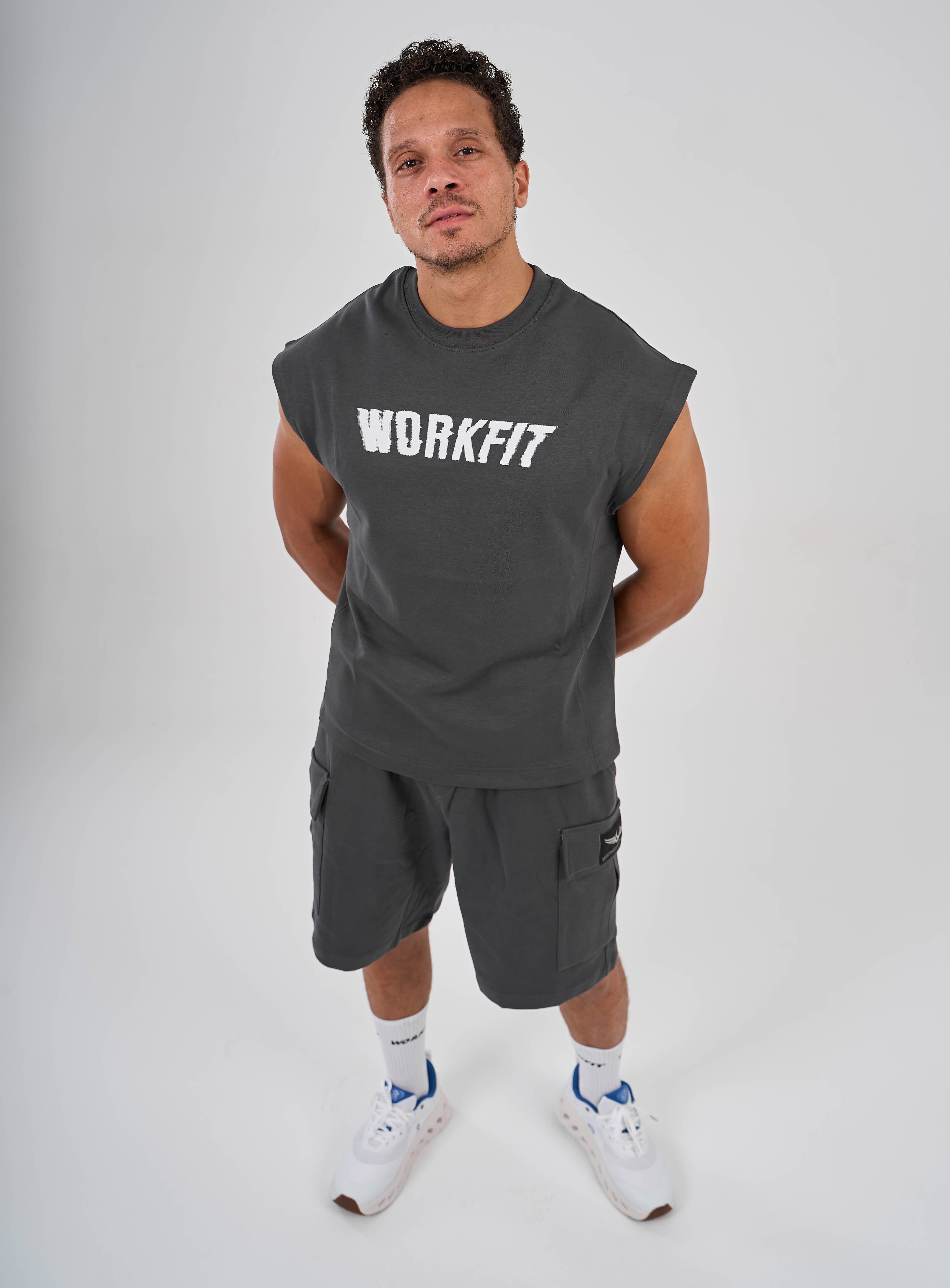WorkFit Essential Muscle t-Gray