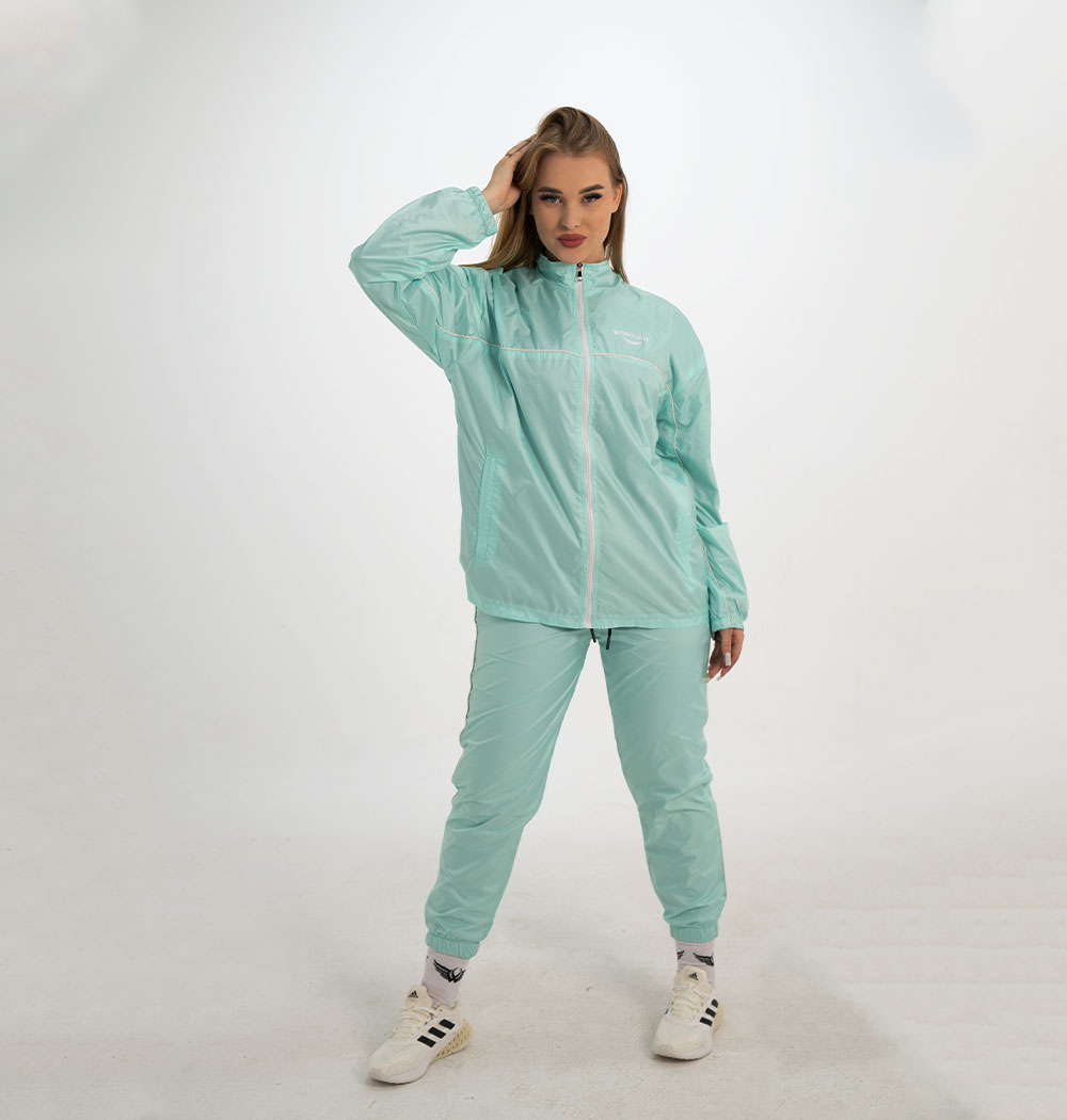 mint windproof jacket