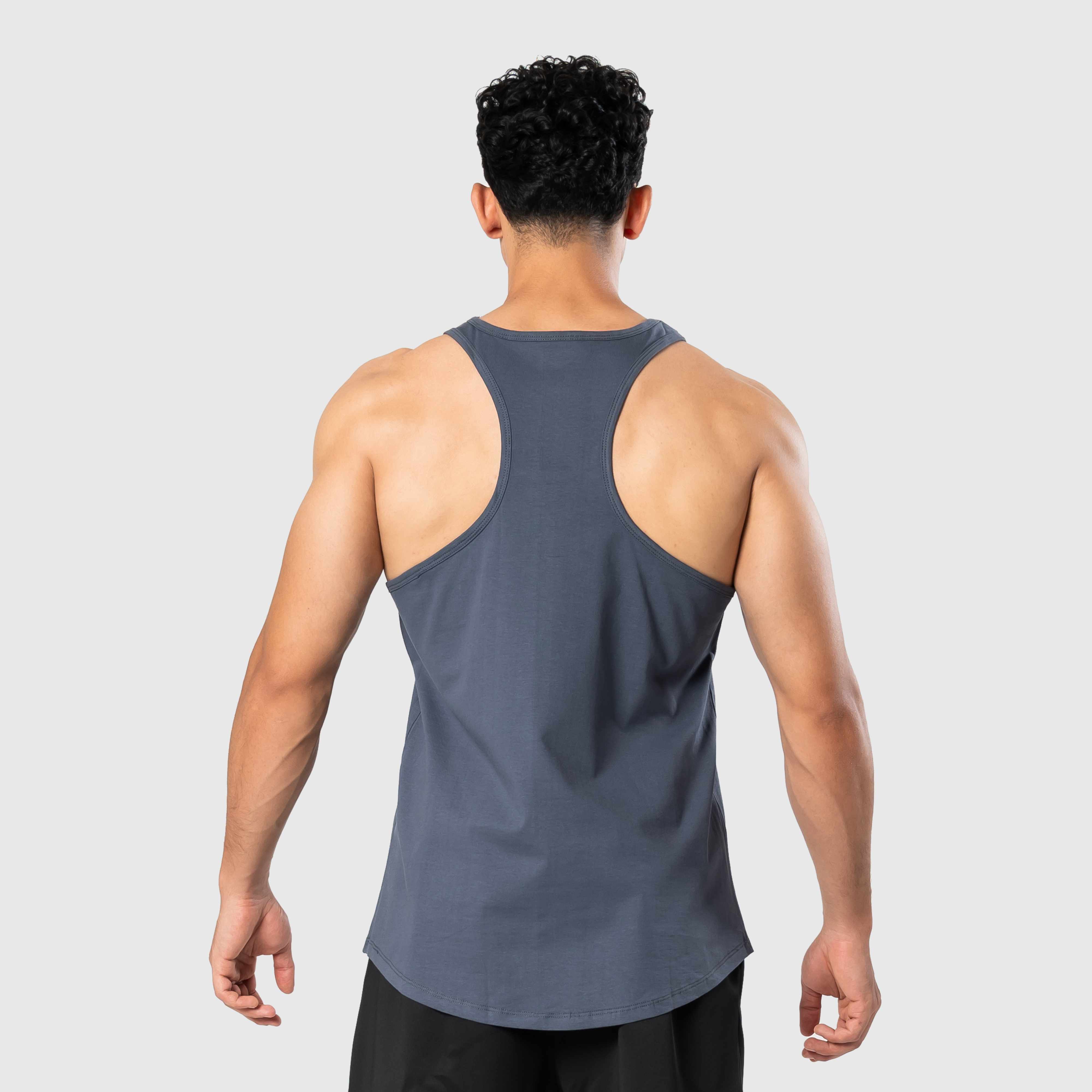 BORN TO WIN GRAY TANK