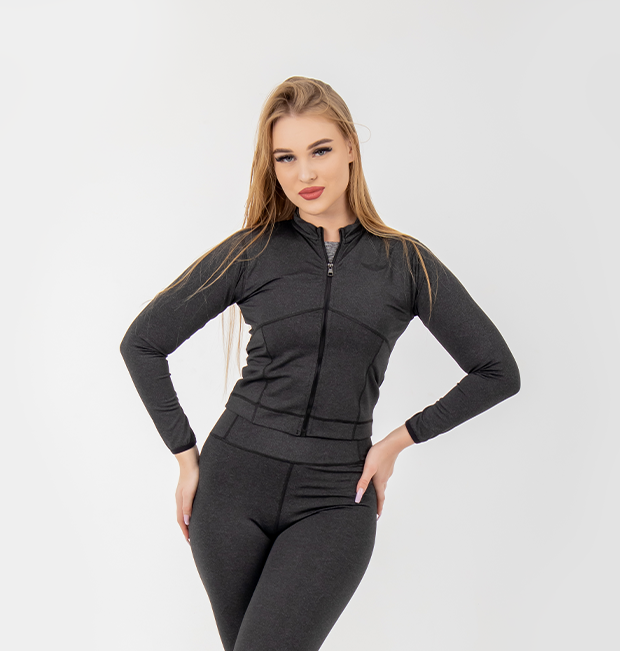 PRO-FIT D-GRAY LONG SLEEVE