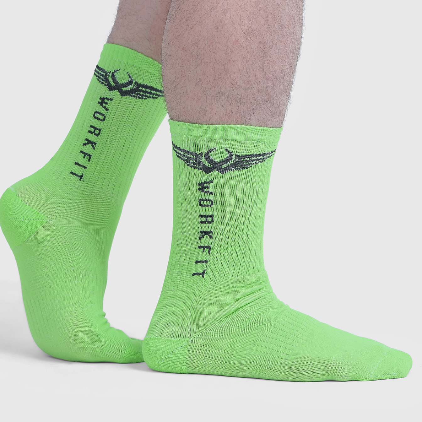 GREEN WF HIGH SOCK