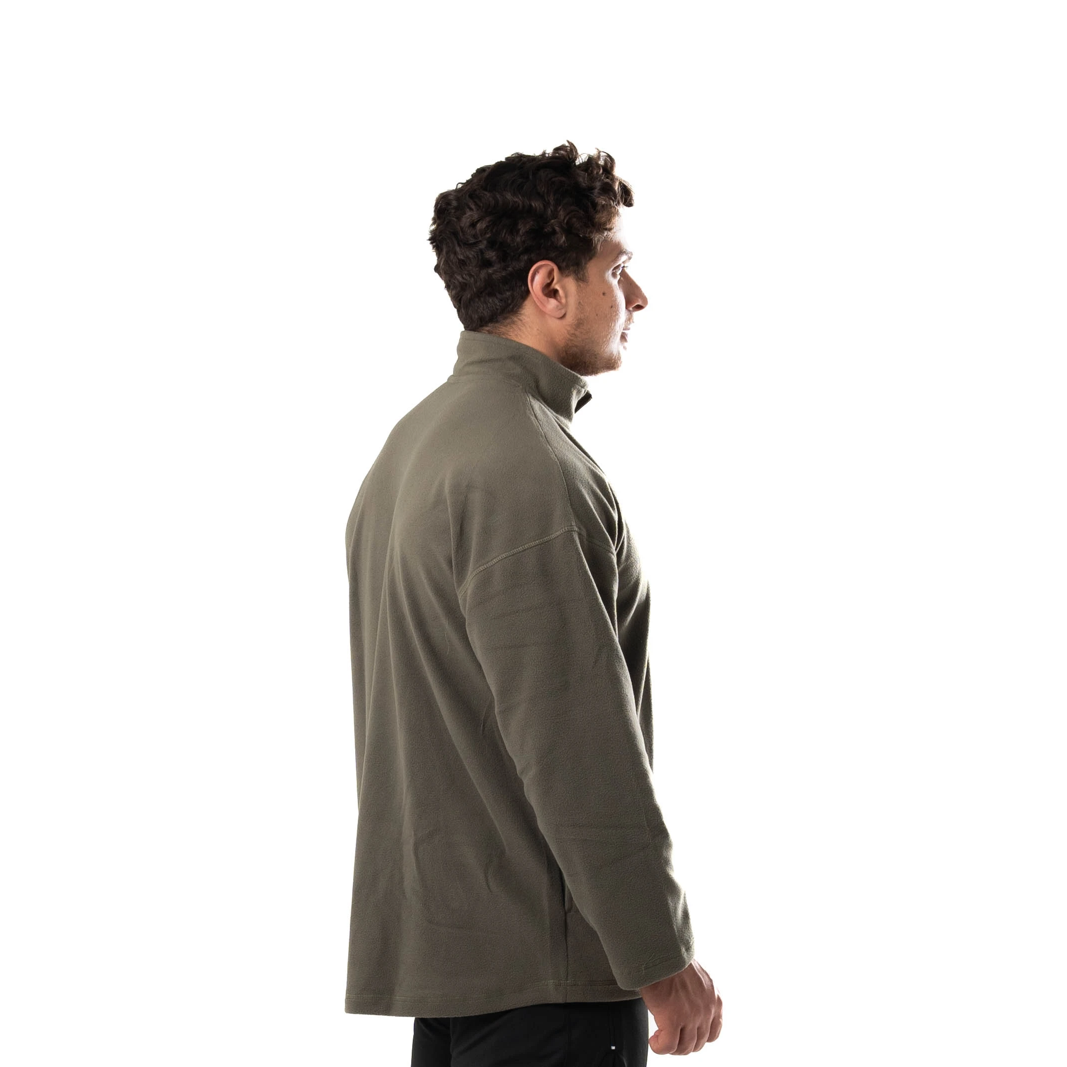 D-GREEN SWEATSHIRT HIGH NECK