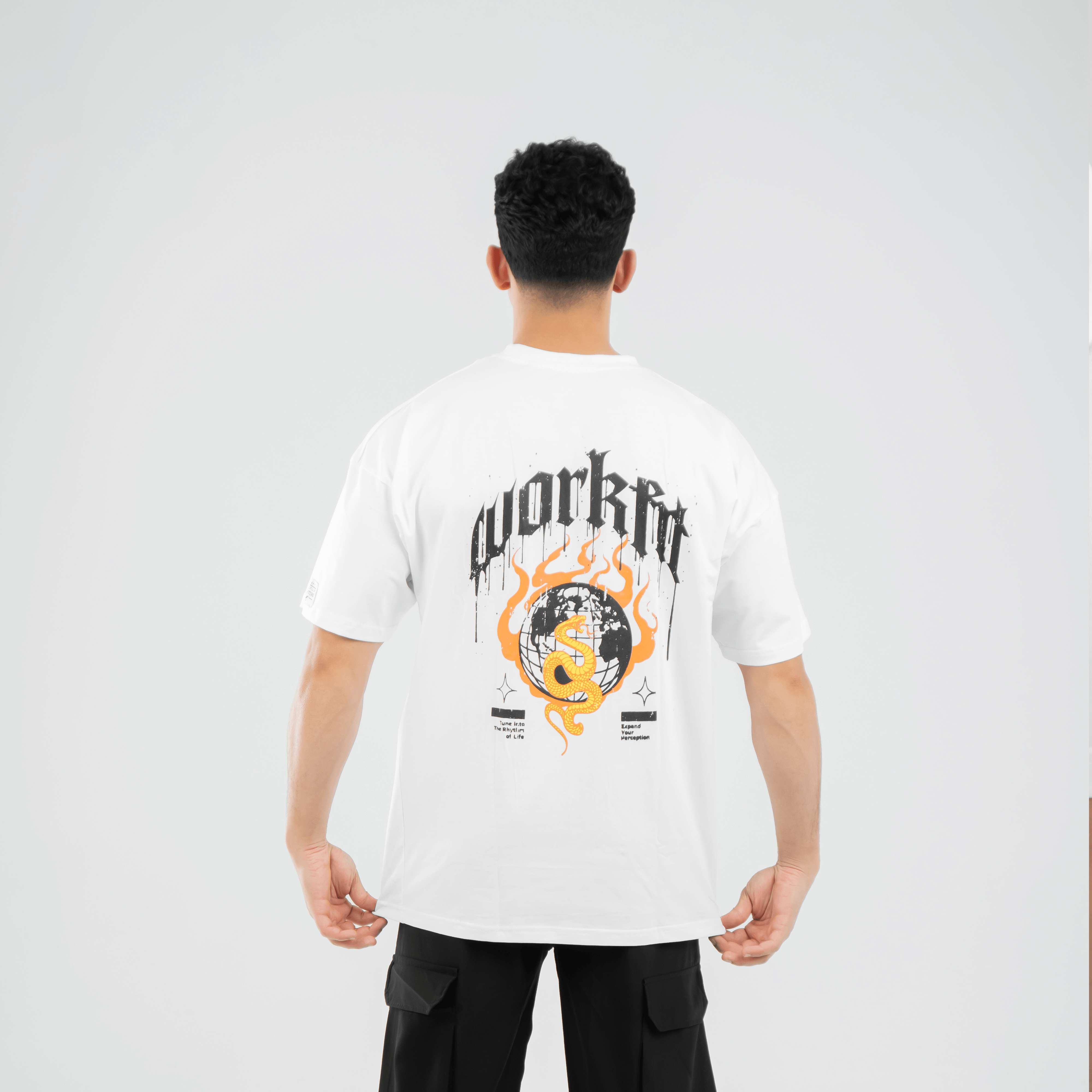 GOLDEN VIBER WHITE T-SHIRT