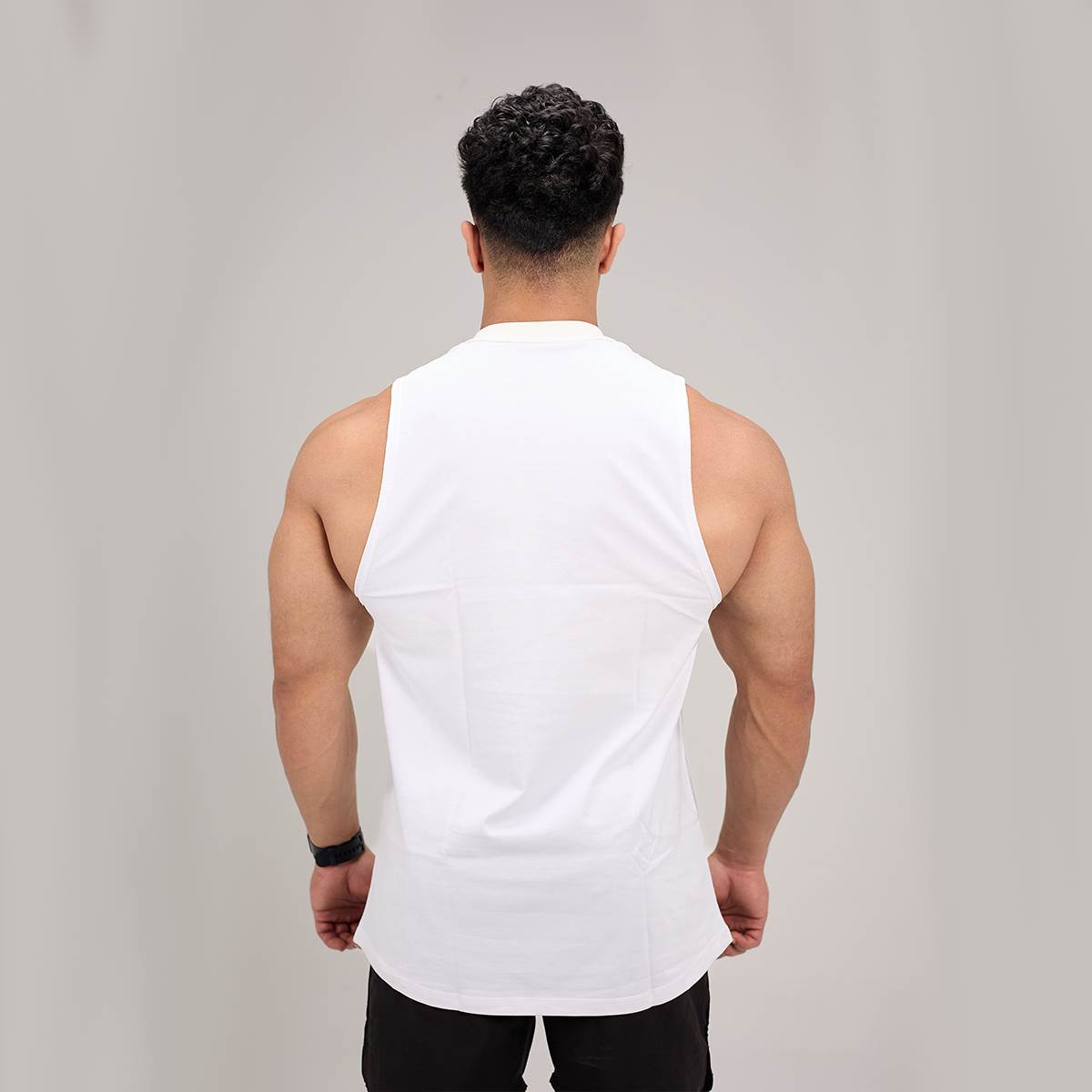 HEAVYWEIGHT WHITE TANK TOP