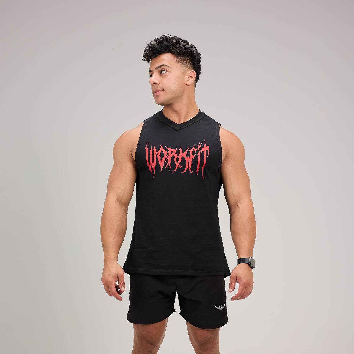 CHAMPIONS BLACK TANK TOP