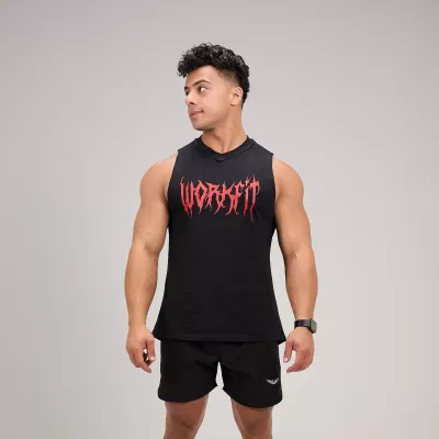CHAMPIONS BLACK TANK TOP