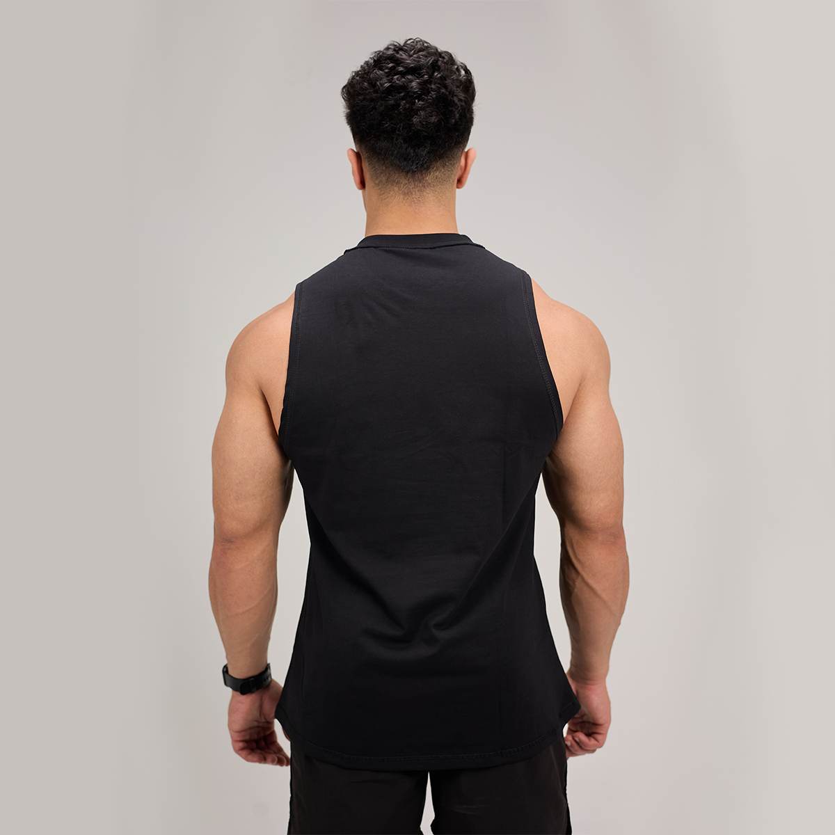 CHAMPIONS BLACK TANK TOP